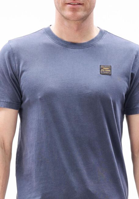 PME LEGEND T-shirt ACID WASH + GARMENT DYE en bleu - large