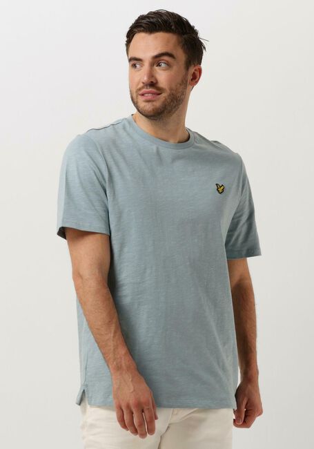 LYLE & SCOTT T-shirt SLUB T-SHIRT en bleu - large