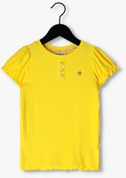LIKE FLO T-shirt SOLID RIB SS TEE en jaune - medium