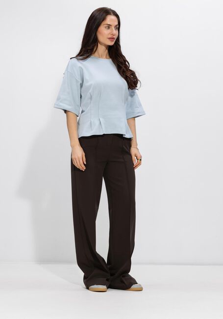 Lichtblauwe MINUS Top MSJUNIANA GOTST-SHIRT - large