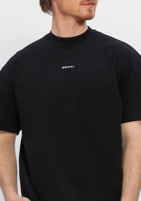 GENTI T-shirt T-SHIRT SS 1242 en noir - large