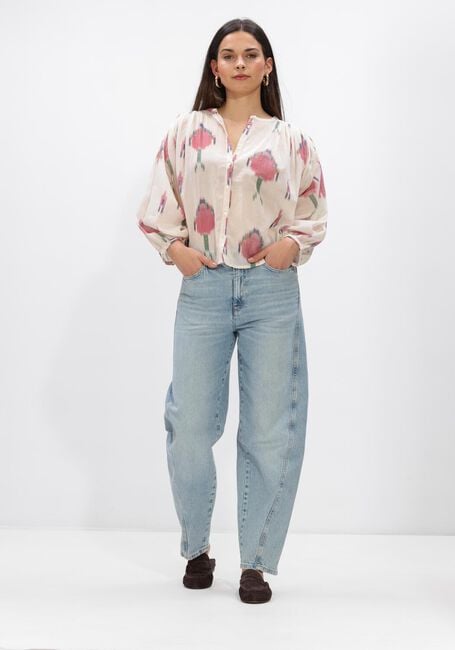 Ecru BY-BAR  BECKY IKAT BLOUSE - large