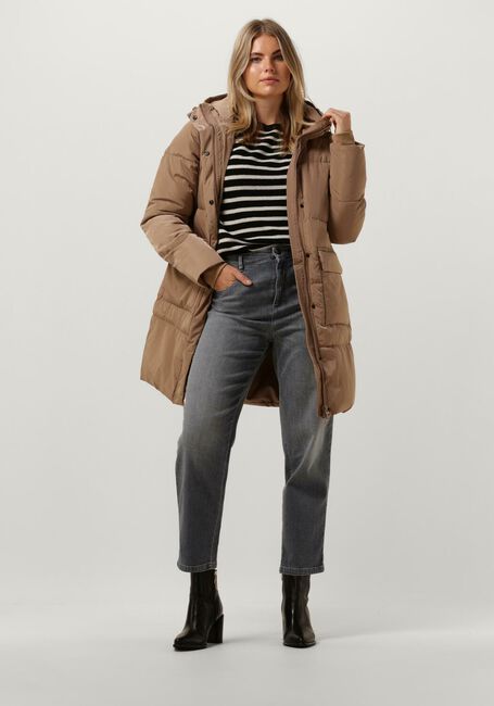 NOTRE-V Veste matelassé PUFFER COAT MIDI en camel - large