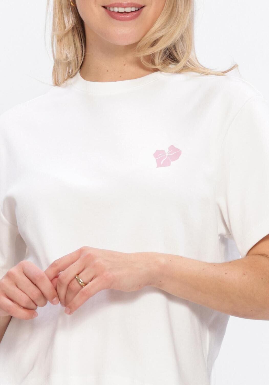 Gebroken wit ANOTHER LABEL T-shirt ALGINA LA CORSE T-SHIRT - large