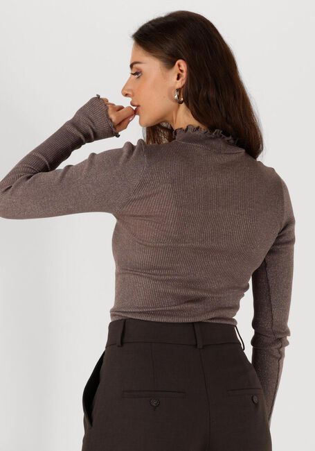 ROSEMUNDE BOSTON TURTLENECK W/ LUREX Hauts & T-shirts en taupe - large