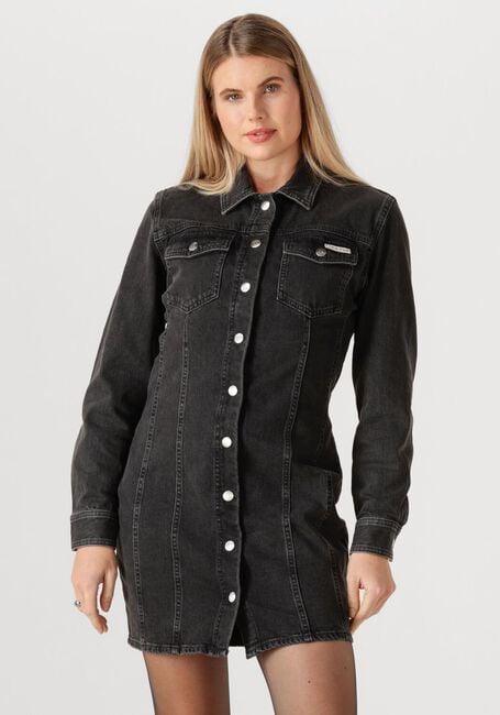 CALVIN KLEIN Mini jurk LS DENIM MINI DRESS CK - large