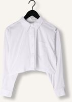 Witte CO'COUTURE  COTTON CRISP CROPPED SHIRT Witte CO'COUTURE  COTTON CRISP CROPPED SHIRT - medium