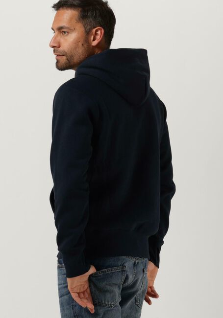 Donkerblauwe CHAMPION Trui HOODED SWEATSHIRT 217976 - large