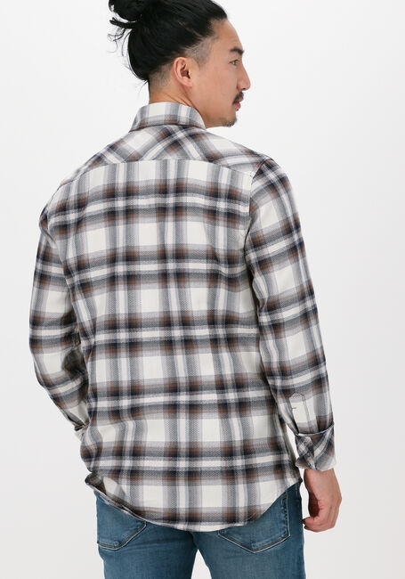 Gebroken wit G-STAR RAW Casual overhemd C841 HERITAGE HB FLANNEL CHECK - large