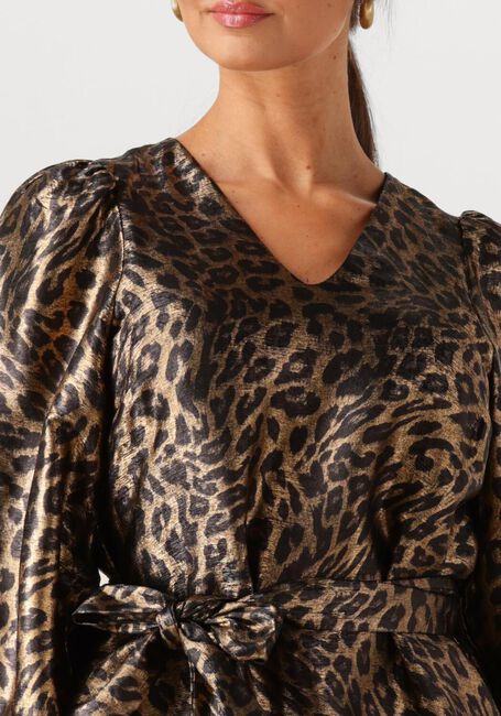 Bruine FREEBIRD Mini jurk DACEY - large