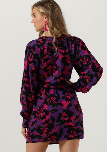 Paarse REFINED DEPARTMENT Mini jurk CHAIMA - large