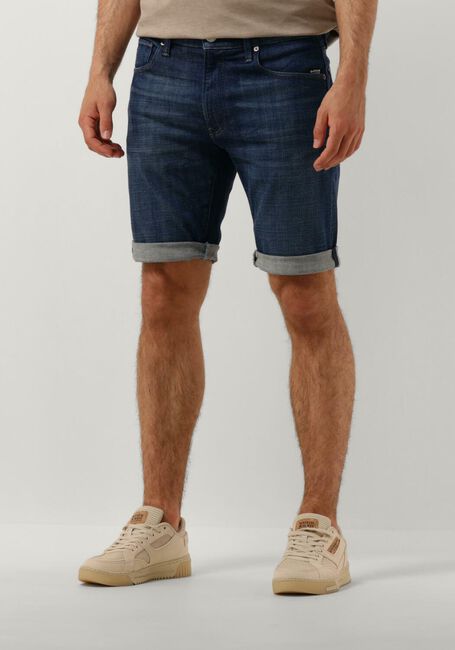Blauwe G-STAR RAW Jeans 3301 SLIM SHORT - large