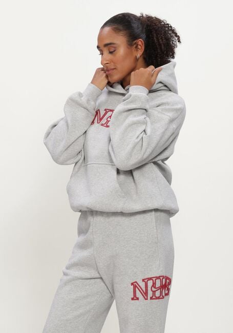 NIKE Chandail NIKE STUDIO FLEECE MIDDELZWAAR 'GRAPHIC PACK' Gris clair - large