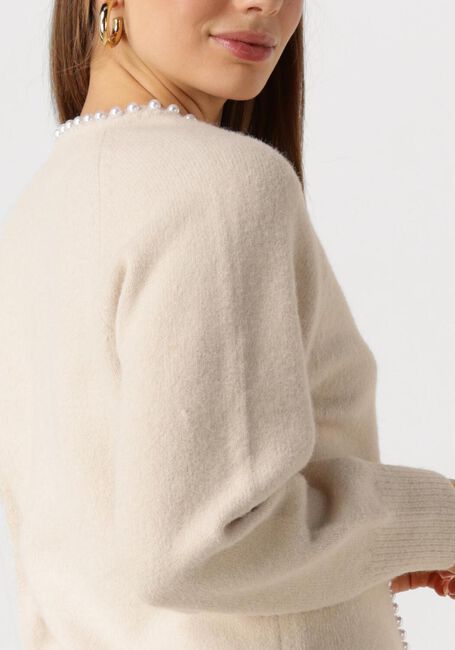 NEO NOIR Gilet LILLY PEARL KNIT CARDIGAN Crème - large
