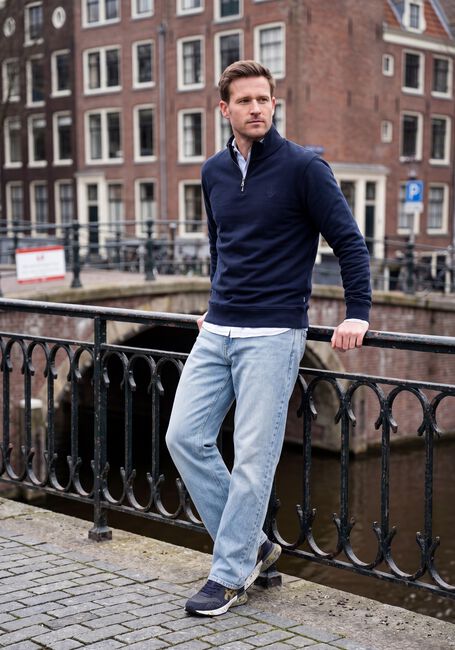 Donkerblauwe THE GOODPEOPLE Trui LUCKY - large