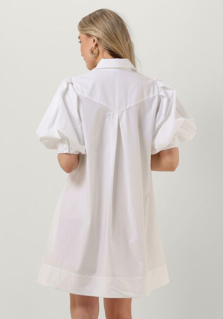 EST'SEVEN Mini robe EST’POPLIN DRESS VIN en blanc - large