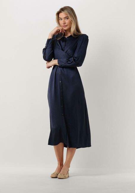 SUMMUM Robe midi DRESS SILKY TOUCH Bleu foncé - large