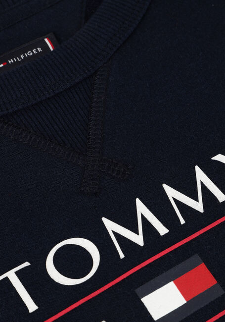 TOMMY HILFIGER Chandail TOMMY FLAG HILFIGER SWEATSHIR Bleu foncé - large