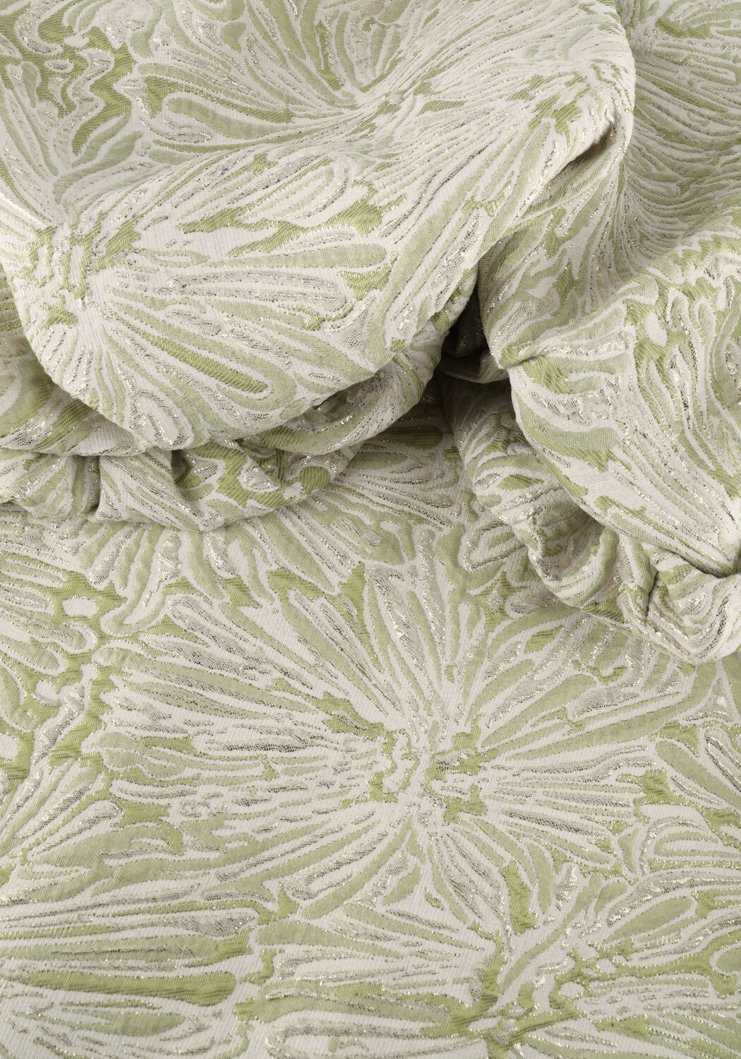 Groene NOTRE-V Mini jurk NV-HENDERIKA BROCADE DRESS - large