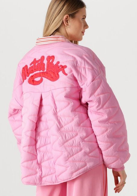Roze POM AMSTERDAM Jassen JACKET QUILTED CHEERING PINK - large
