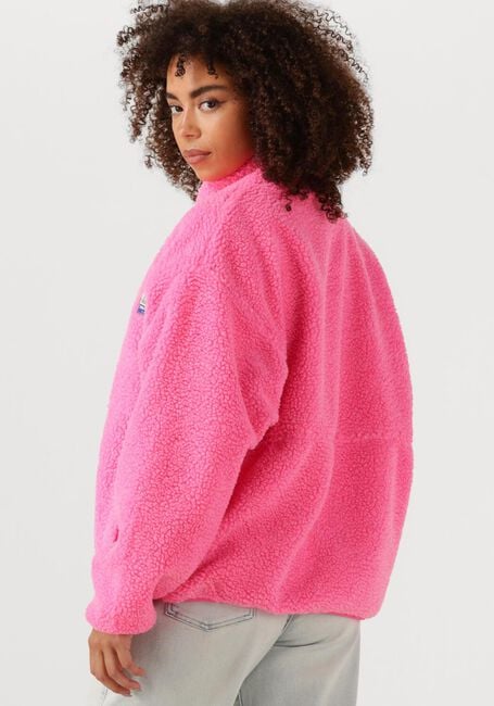 Roze AMERICAN VINTAGE Faux fur jas HOKTOWN WOMAN - large