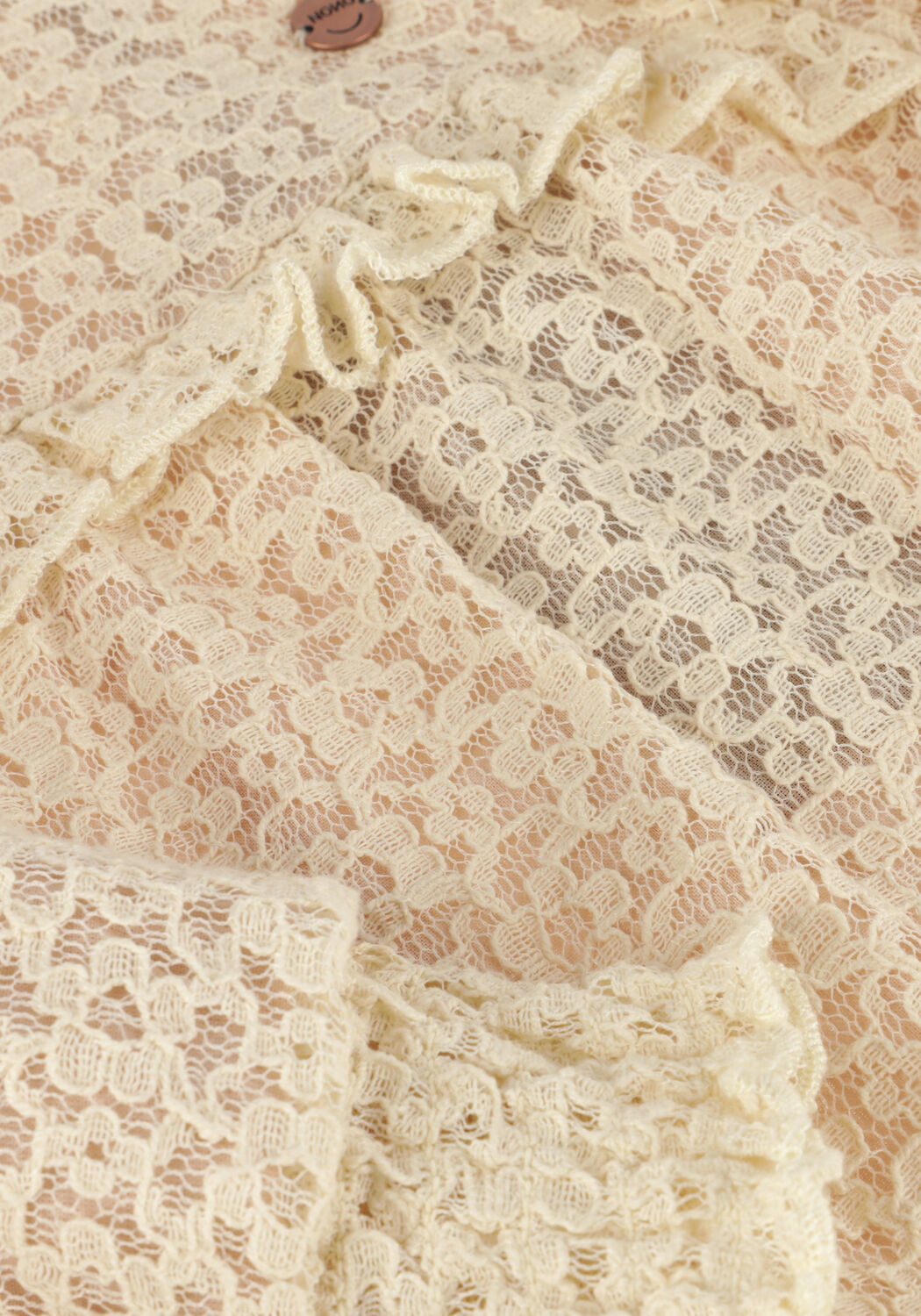 NONO TIRZY LACE BLOUSE Blouses Cr&egrave;me - large