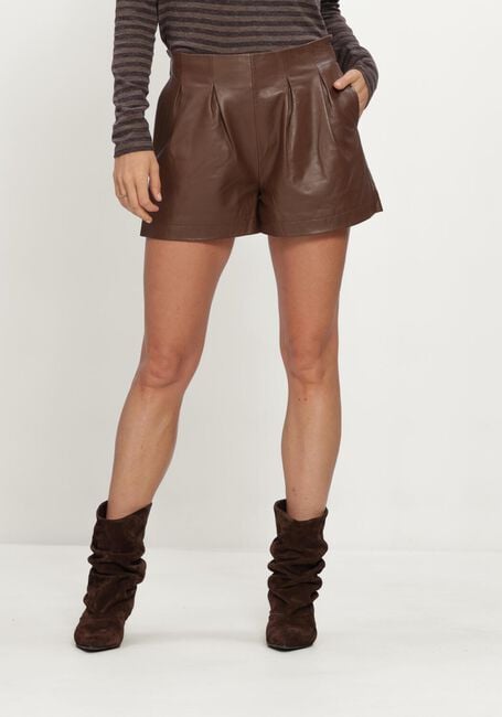 RUBY TUESDAY Pantalon courte KISOL LEATHER SHORTS en marron - large
