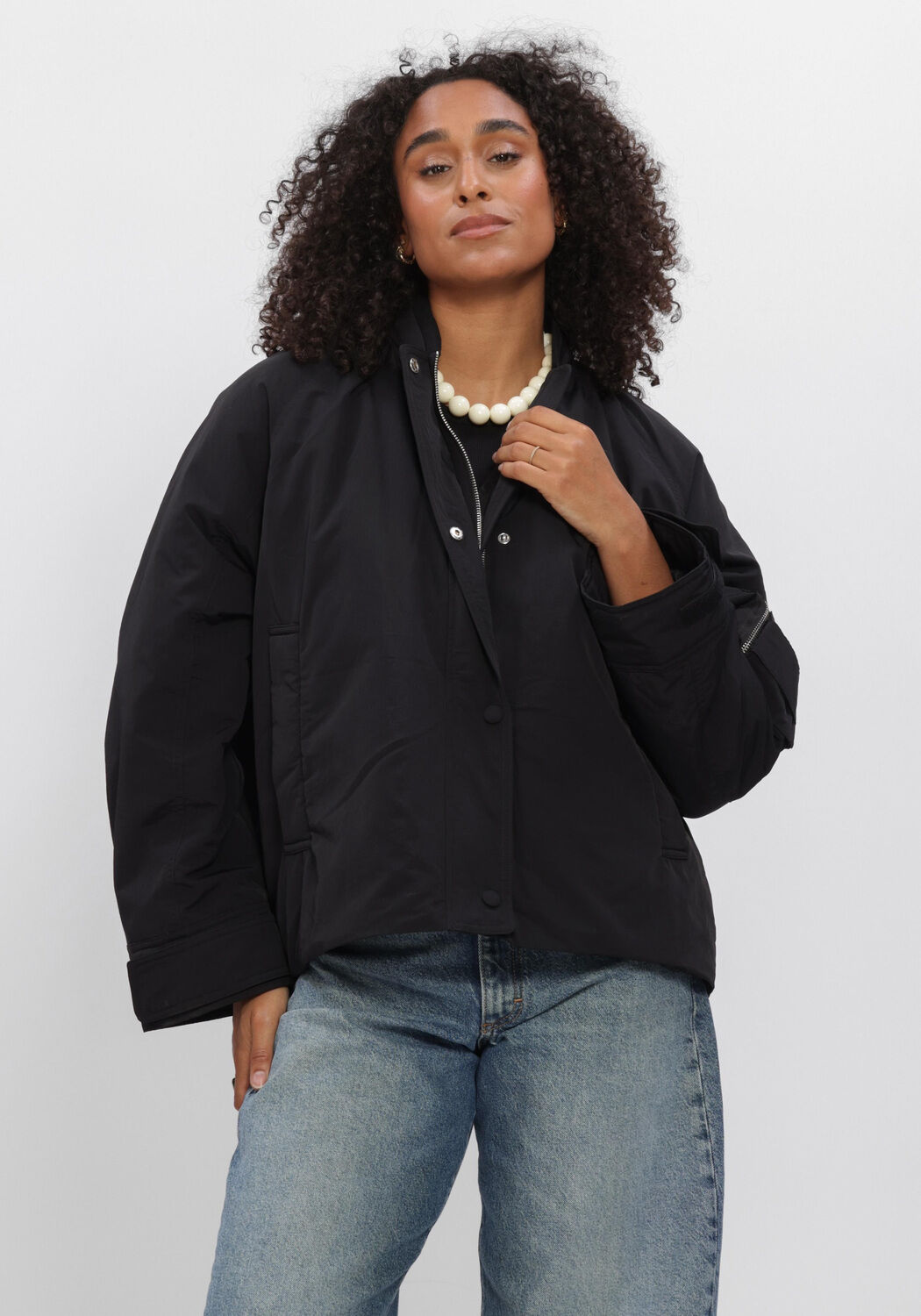 WITHBLACK Veste matelass&eacute; WBLGRAPPY BOMBER en noir - large