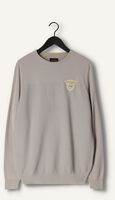 Grijze PME LEGEND Trui R-NECK COTTON PLATED Grijze PME LEGEND Trui R-NECK COTTON PLATED - medium