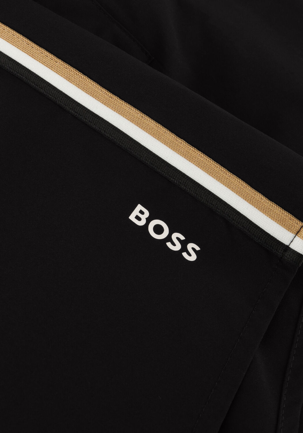 BOSS BLACK Shorts de bain ICONIC en noir - large