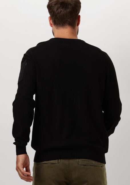 PME LEGEND Pull R-NECK AMERICAN CLASSIC BUCKLEY KNIT en noir - large