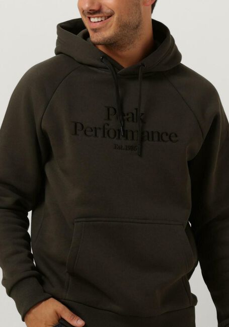 PEAK PERFORMANCE Chandail M ORIGINAL HOOD Olive - large