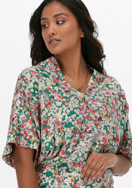 Multi BY-BAR  BO POPPY GREEN BLOUSE - large