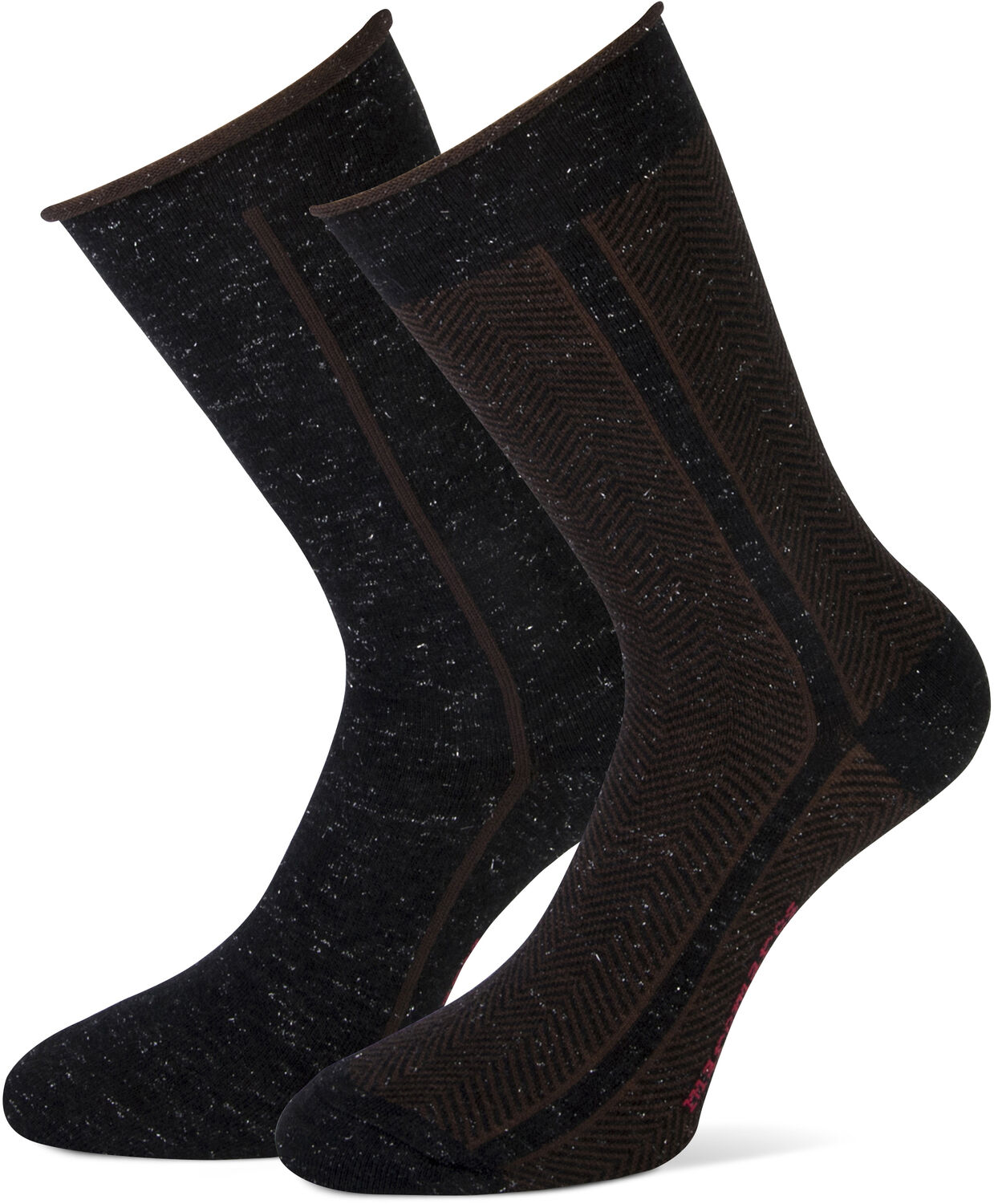 OMODA Bottines &agrave; lacets 7526 en noir - large