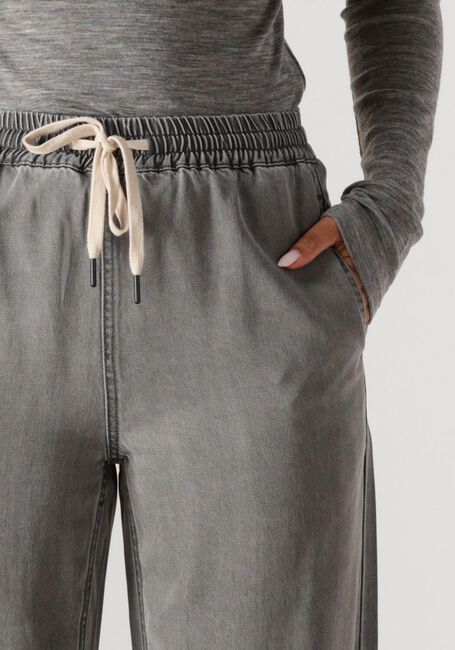 Grijze OBJECT Wijde broek OBJFRAME MW PANTS - large