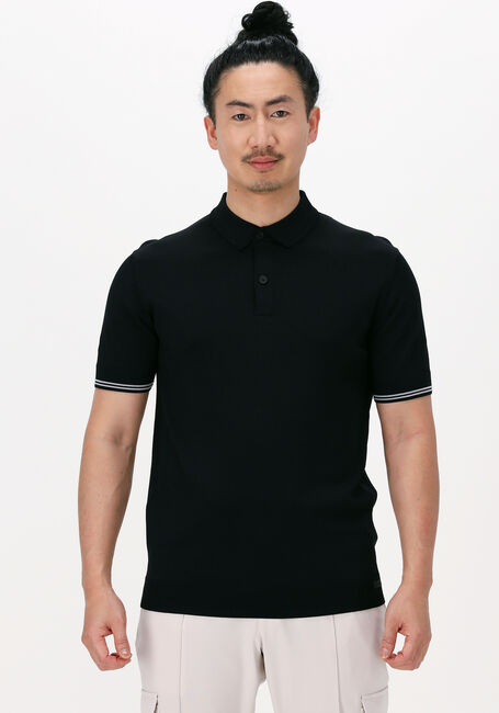 GENTI Polo K5076-1260 en noir - large
