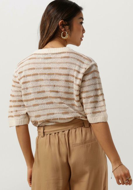 NUKUS Pull VINNA PULLOVER SS STRIPE Sable - large