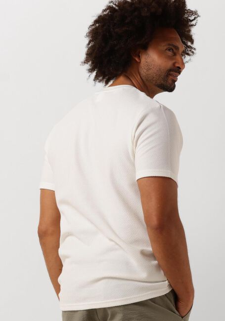 SELECTED HOMME T-shirt SLHMAURICE STRUCTURE SS O-NECK Blanc - large