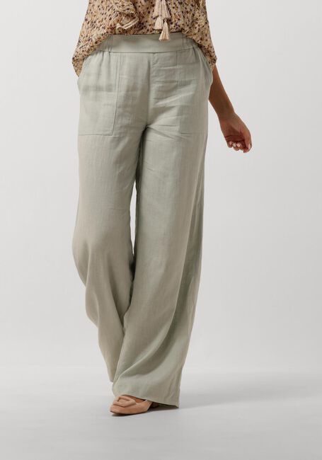 FIVEUNITS Pantalon large LINEA en vert - large
