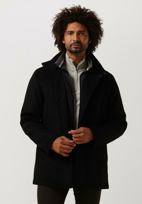 Zwarte BOSS Mantel COXTAN - large