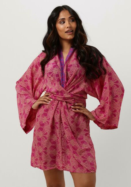 SISSEL EDELBO Mini robe CLAIRE SHORT DRESS en rose - large