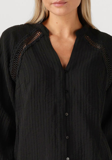 Zwarte CO'COUTURE  SHINA LACE V-SHIRT - large
