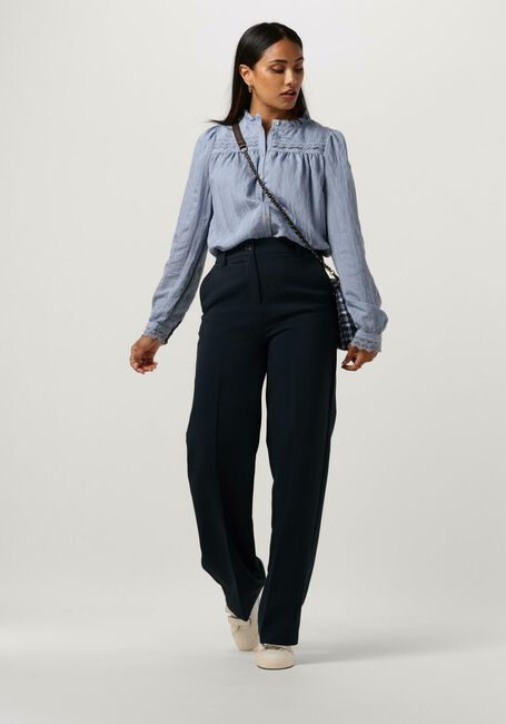 Lichtblauwe LOLLYS LAUNDRY  AIRLIE SHIRT - large