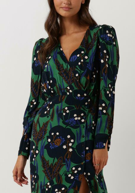 Groene IDANO Midi jurk JOLANDE - large