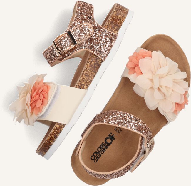 Roze COLORS OF CALIFORNIA Sandalen BIO GLITTER SANDAL WITH ANKLE Roze COLORS OF CALIFORNIA Sandalen BIO GLITTER SANDAL WITH ANKLE - large