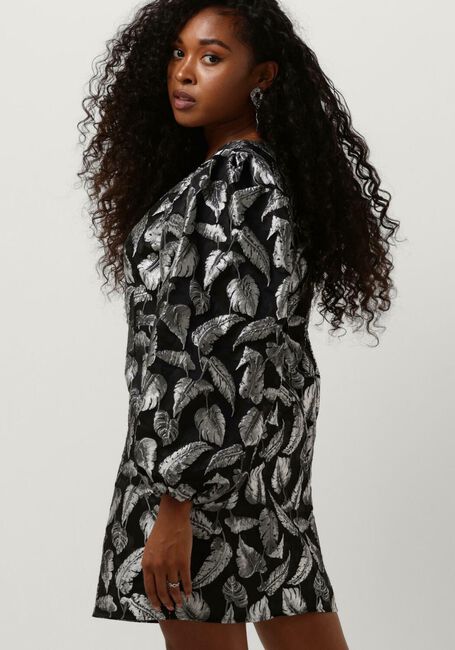 SELECTED FEMME Mini robe SLFPAULA SILVER LEAF LS SHORT DRESS en argent - large