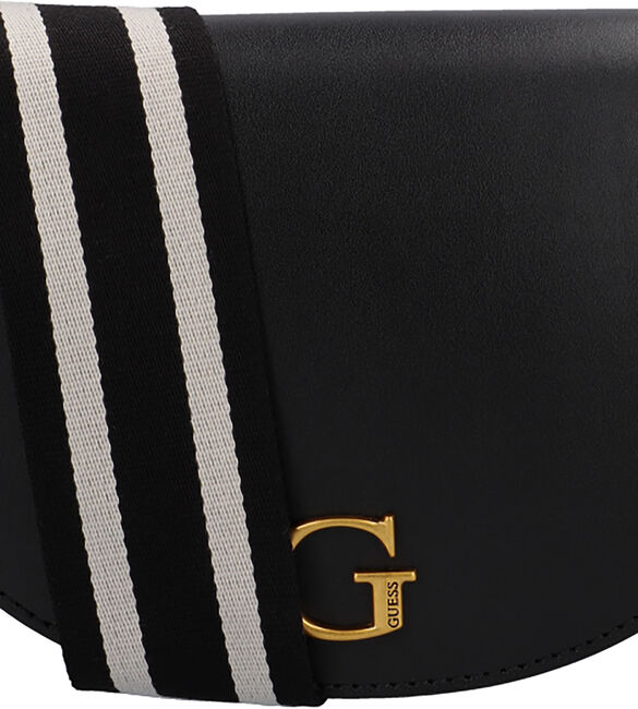 Zwarte GUESS Schoudertas DANNA SADDLE BAG Zwarte GUESS Schoudertas DANNA SADDLE BAG - large
