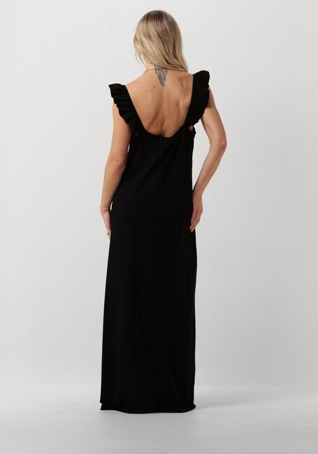 JANSEN AMSTERDAM Robe maxi V542 JERSEY SOLID SLEEVELESS LONG DRESS en noir - large