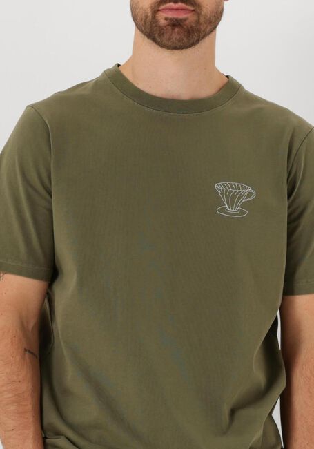 ANERKJENDT T-shirt AKKIKKI MONDAY SLOW TEE en vert - large
