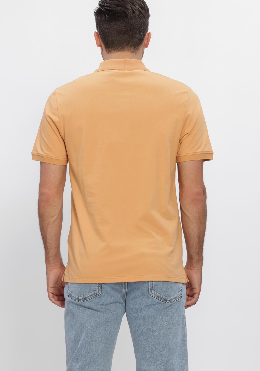LYLE & SCOTT Polo PLAIN POLO SHIRT en orange - large